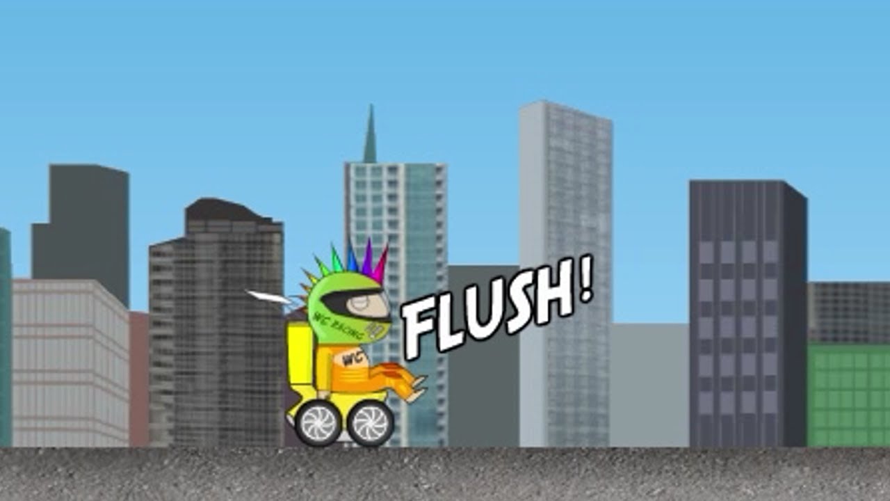 Rocket Toilet (Browser/Flash) - Gameplay | No Commentary