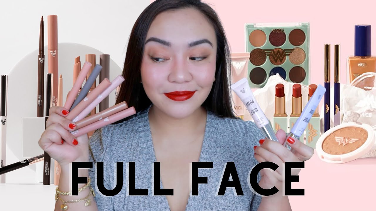 FULL FACE VICE COSMETICS!!! WEAR TEST SA OILY SKIN!