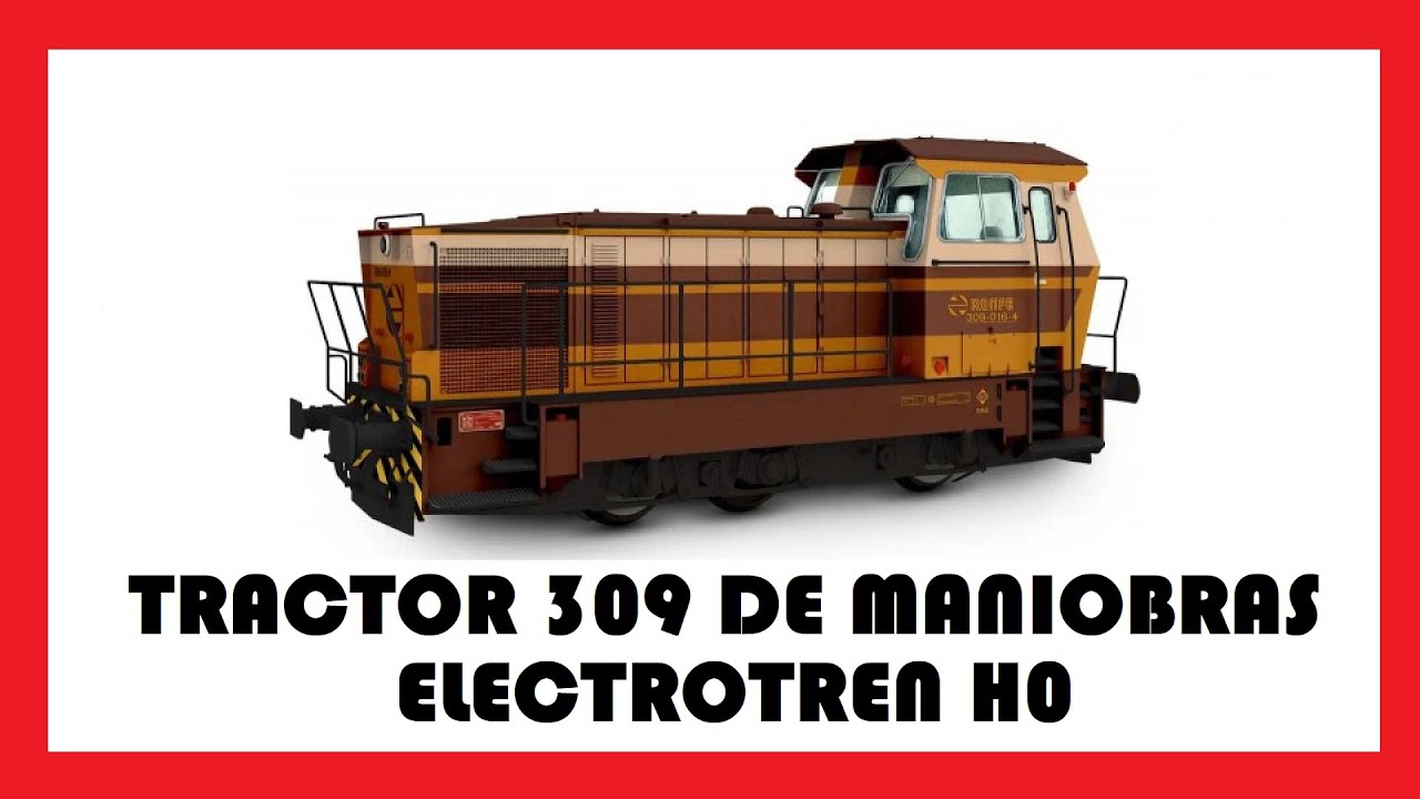 Tractor de Maniobras: Renfe 309.016.4 Electrotren HE2012S de Época IV con Electrotren