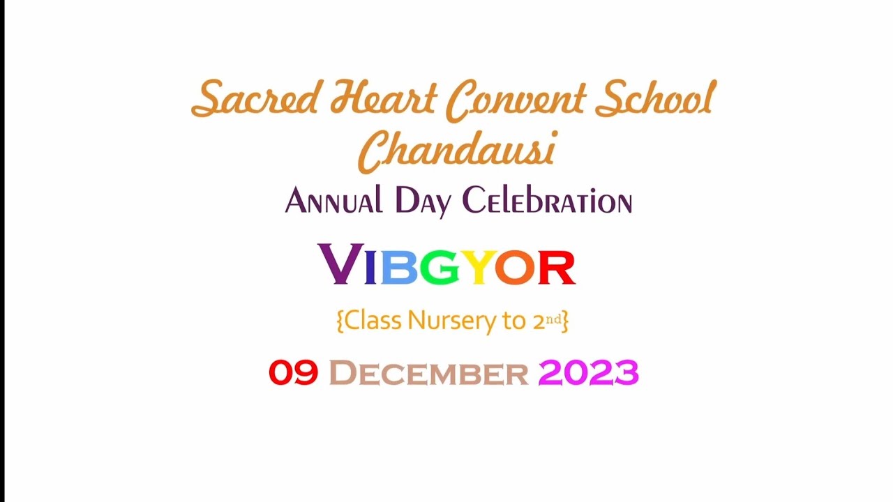 Tiny Stars Shine Bright: VIBGYOR Spectacle by Classes Nursery to 2nd