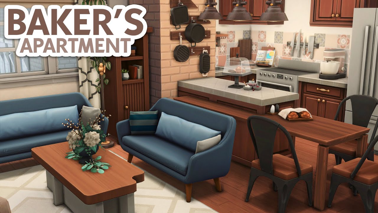 Baker’s Apartment // The Sims 4 Speed Build: Apartment Renovation