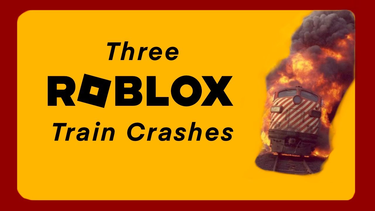3 Roblox train crashes