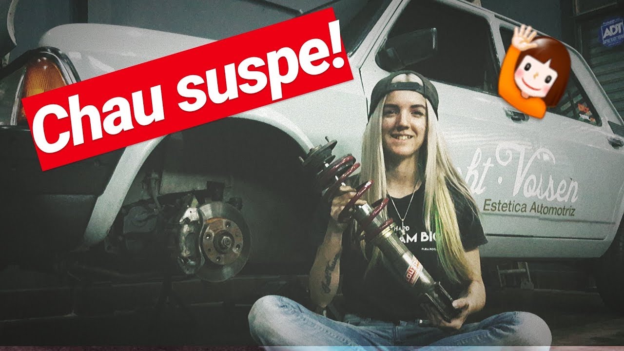 Le SAQUÉ LA SUSPENSIÓN al Fiat 128