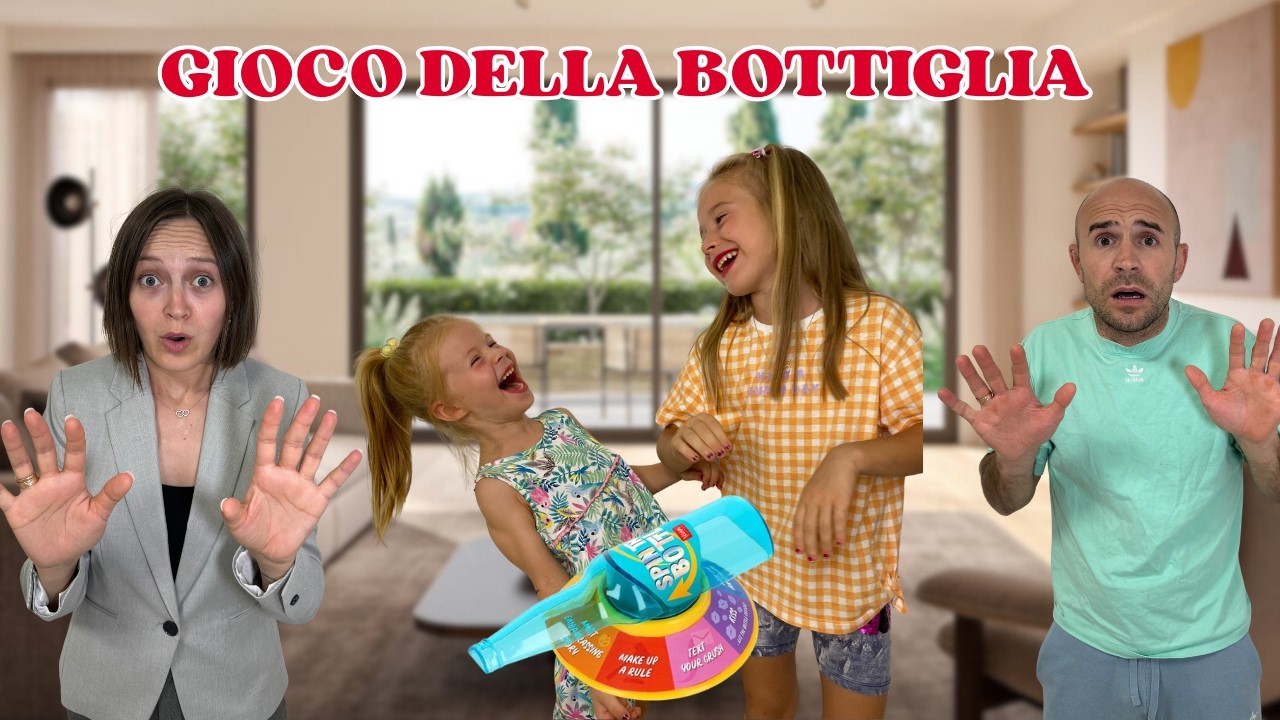 GIOCO DELLA BOTTIGLIA IN FAMIGLIA 🍾😱 | Alla Fine CI CHIUDONO FUORI!