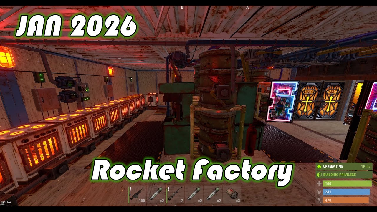 RUST - Jan 2026 Rocket Factory #RecRoomGaming.fun