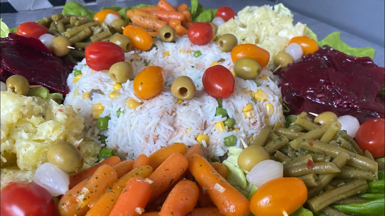 Simpele feest salade 😍👍😋