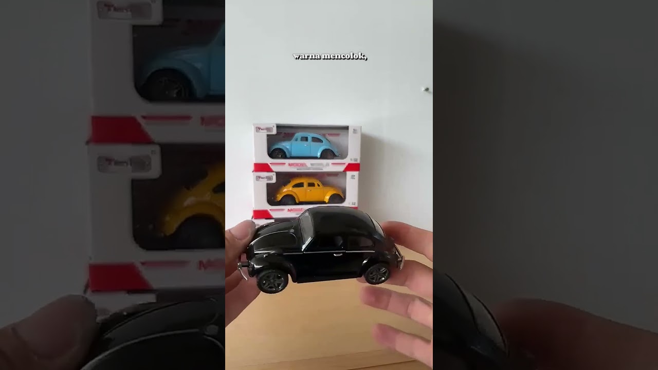 MOBIL DIE CAST MODEL WORLD VW KODOK  VOLKSWAGEN BEETLE 