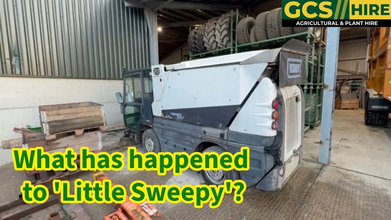Work starts on the new mezzanine floor but what's gone wrong with the sweeper......