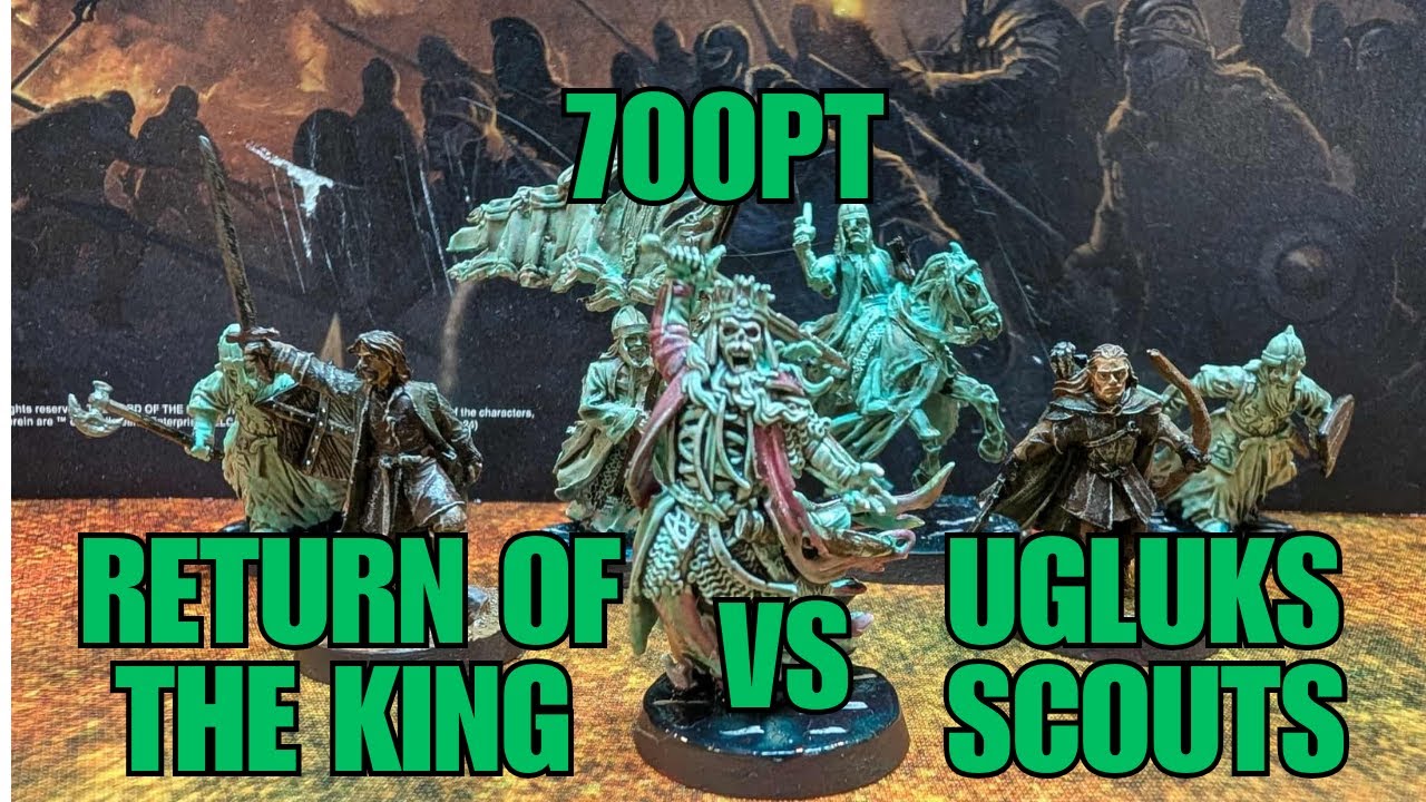 Return of the King vs Ugluk's Scouts 700pt MESBG Battle Report