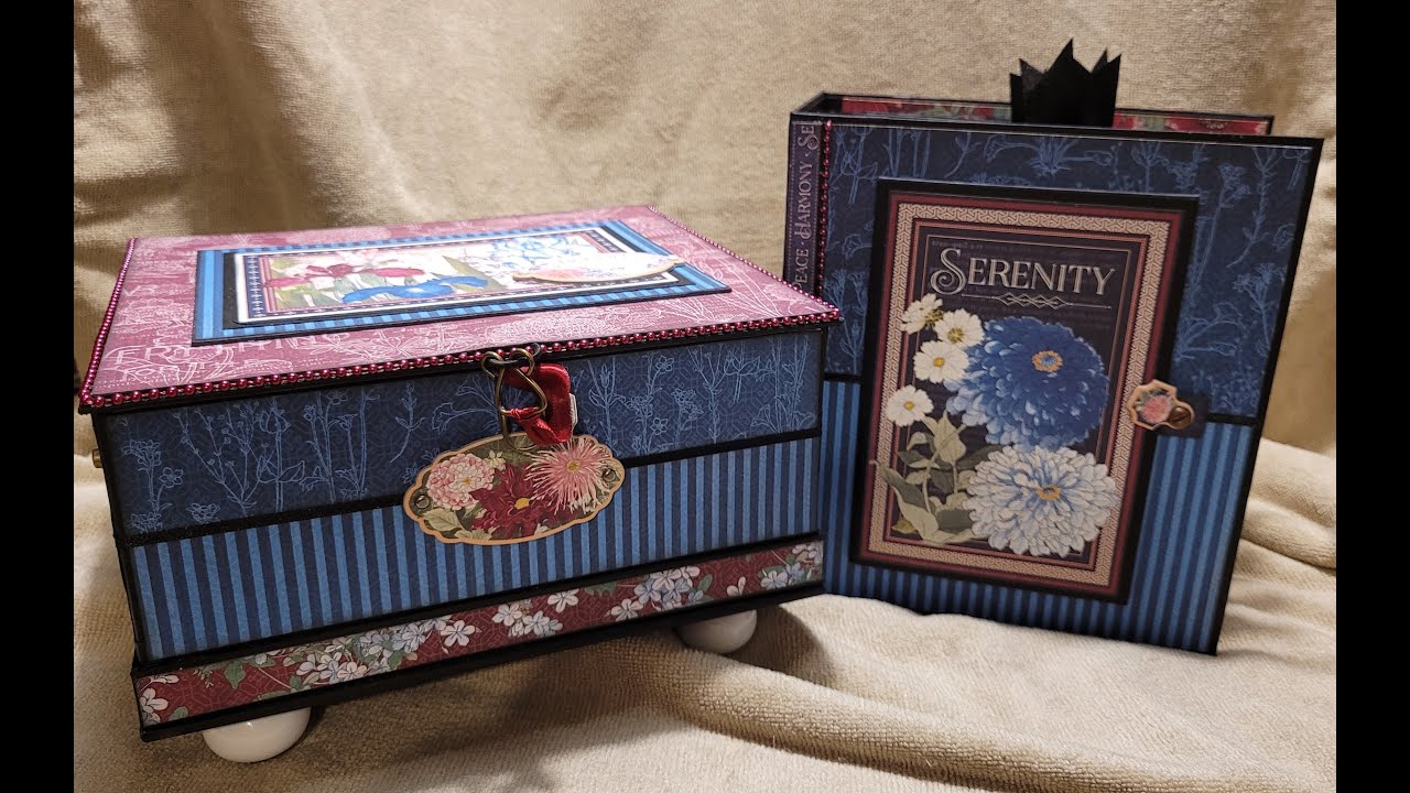 Handmade Mini Album & Box Set Graphic 45 Blossom