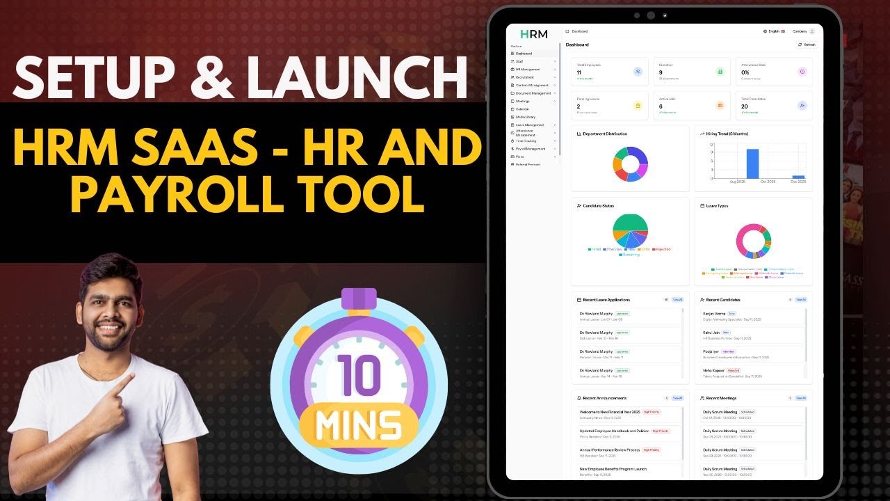 Build Your HRM SaaS Empire: Step-by-Step Guide to Launching a Scalable Platform from Scratch
