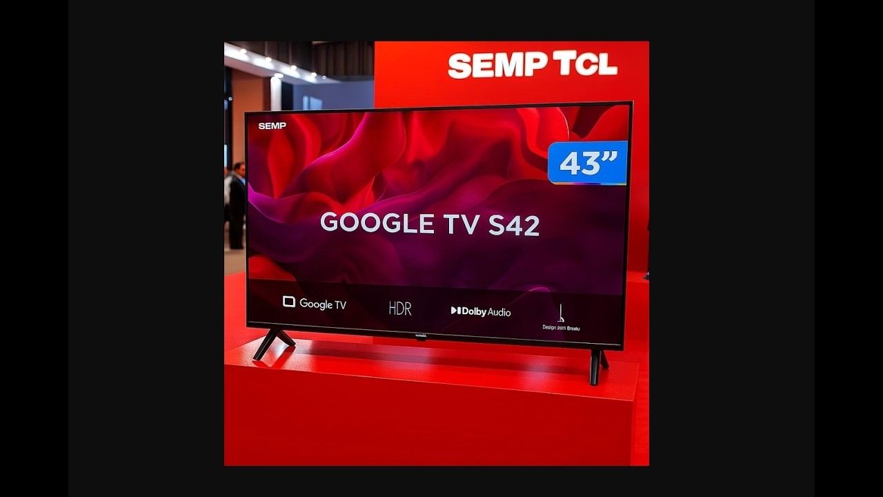TV Smart TCL  SEMP 43 s42  assista antes de comprar
