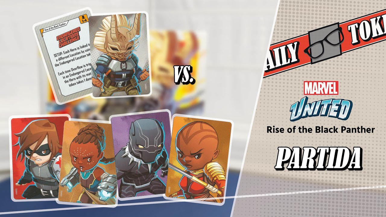 Marvel United: Rise of the Black Panther - Partida #9: 4 héroes vs. Killmonger