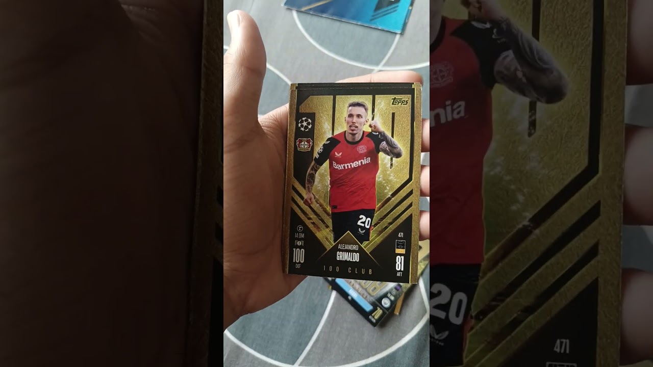 topps match attax cards- 100 Club #100club #collection Do you also collect these rare cards🫡