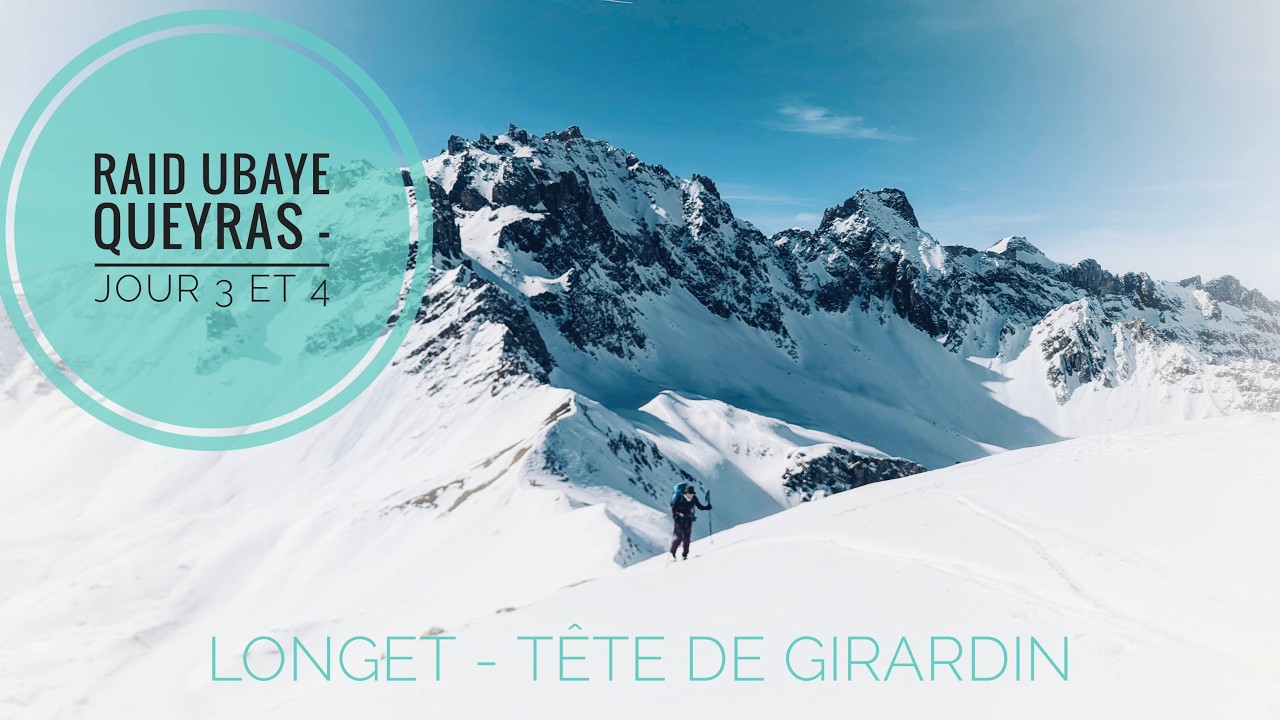 Raid Ubaye Queyras en skis de randonnée. Maljasset/Ceillac - Jour 3 et 4