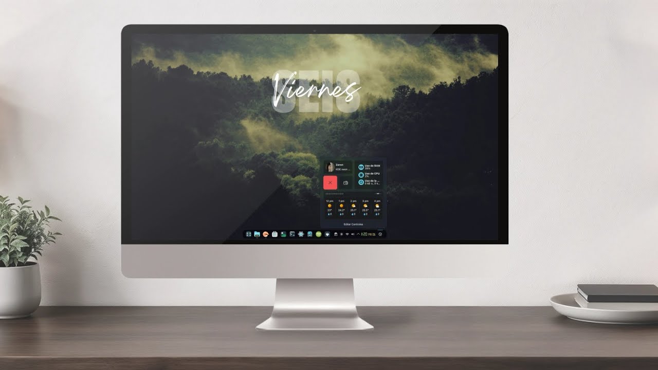Easy tutorial, KDE Plasma 6, Heimdal Green | full customization 