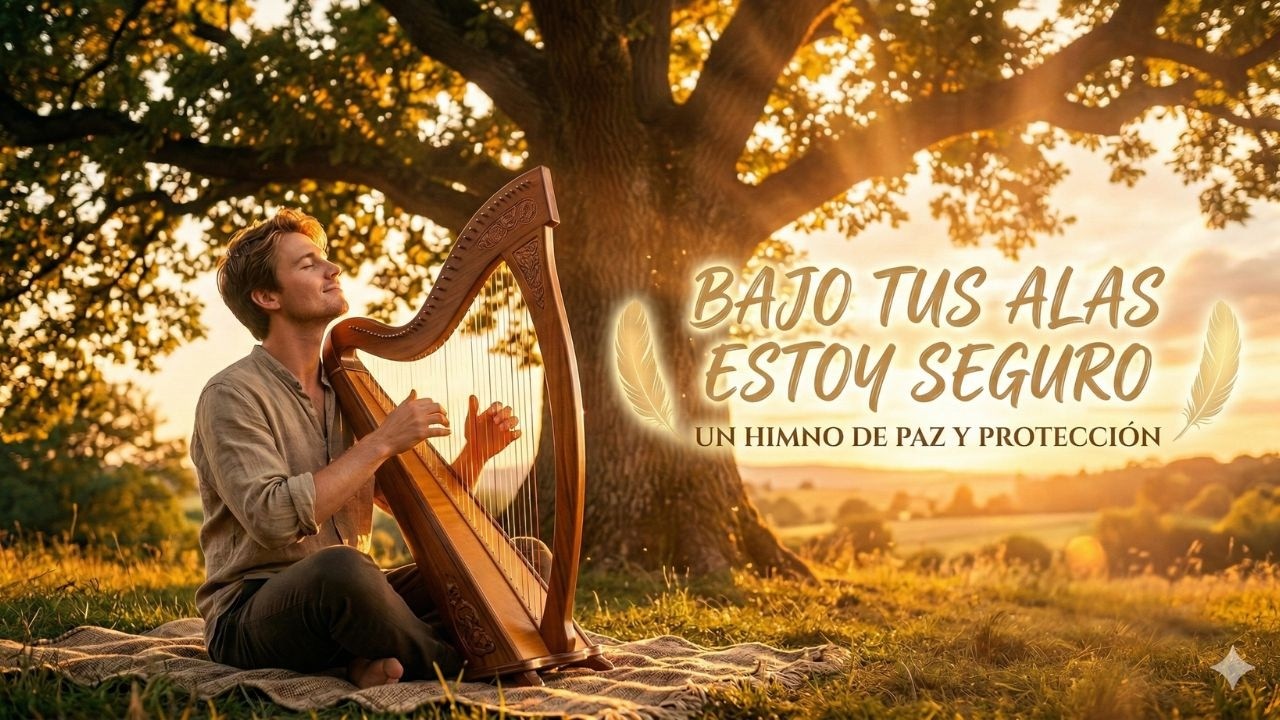 BAJO TUS ALAS ESTOY SEGURO 🕊️ Música Cristiana Que Restaura El Alma | Refugio En Dios