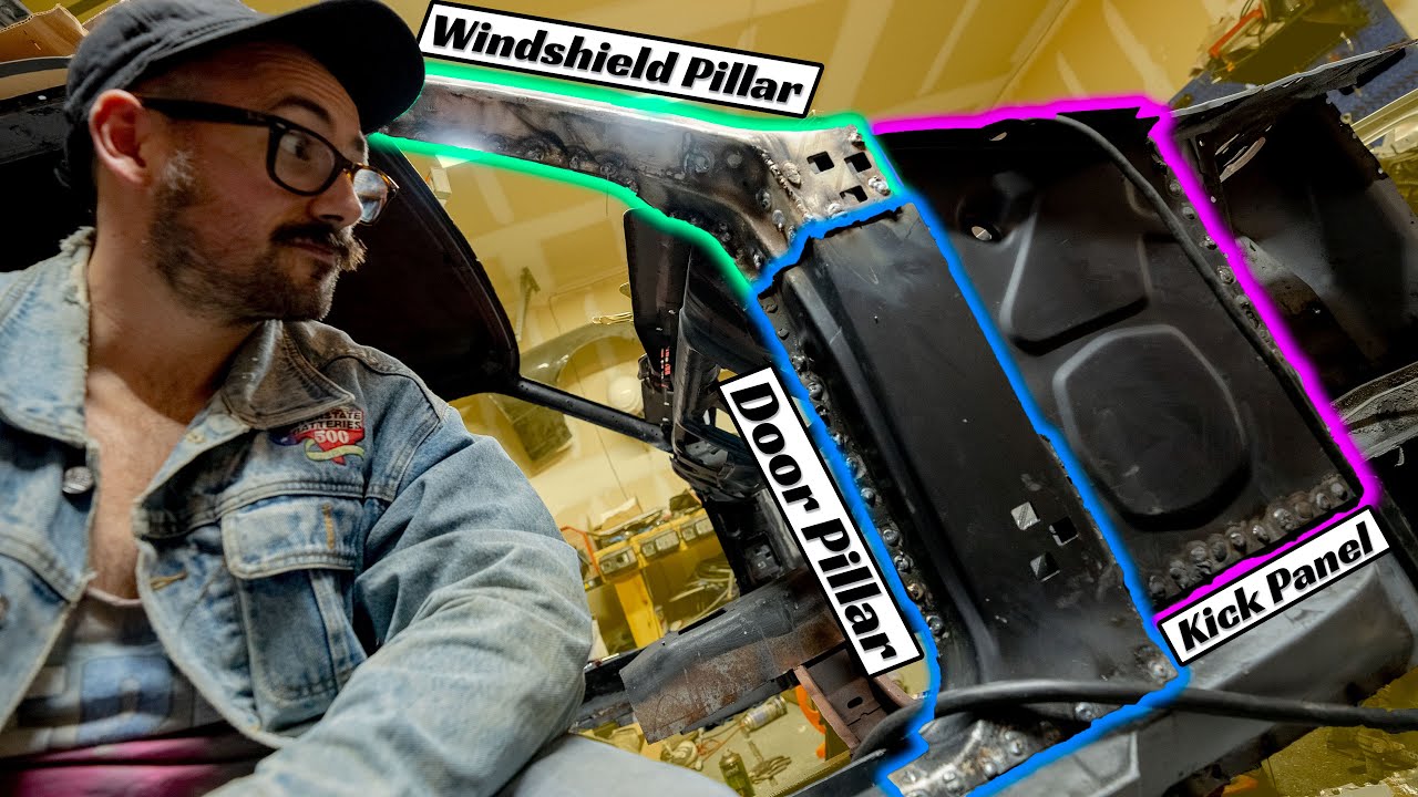 How I Restored the Door/Windshield Pillar & Kick Panel on my 67 Mustang