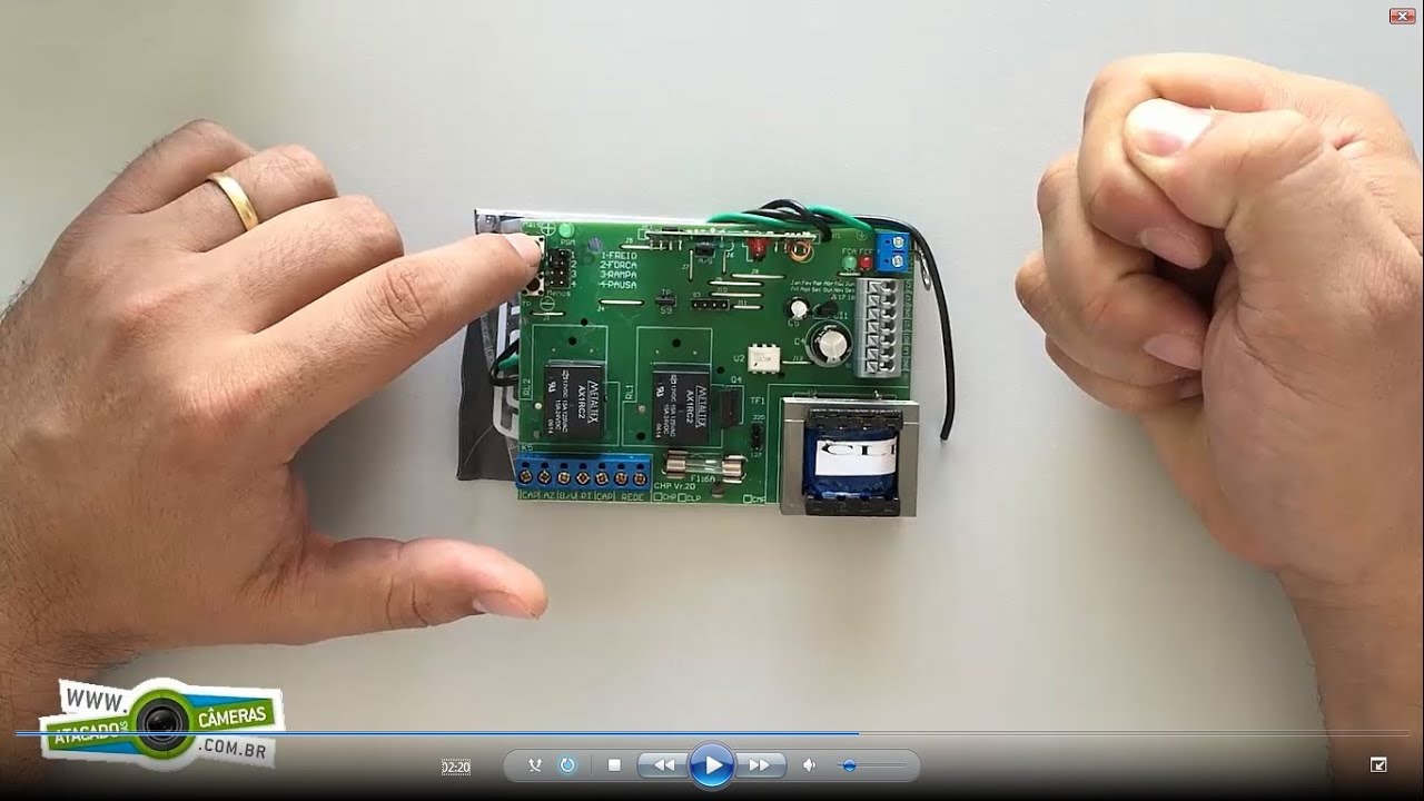 COMO PROGRAMAR CADASTRAR CONTROLE DE PORTÃO ELETRÔNICO