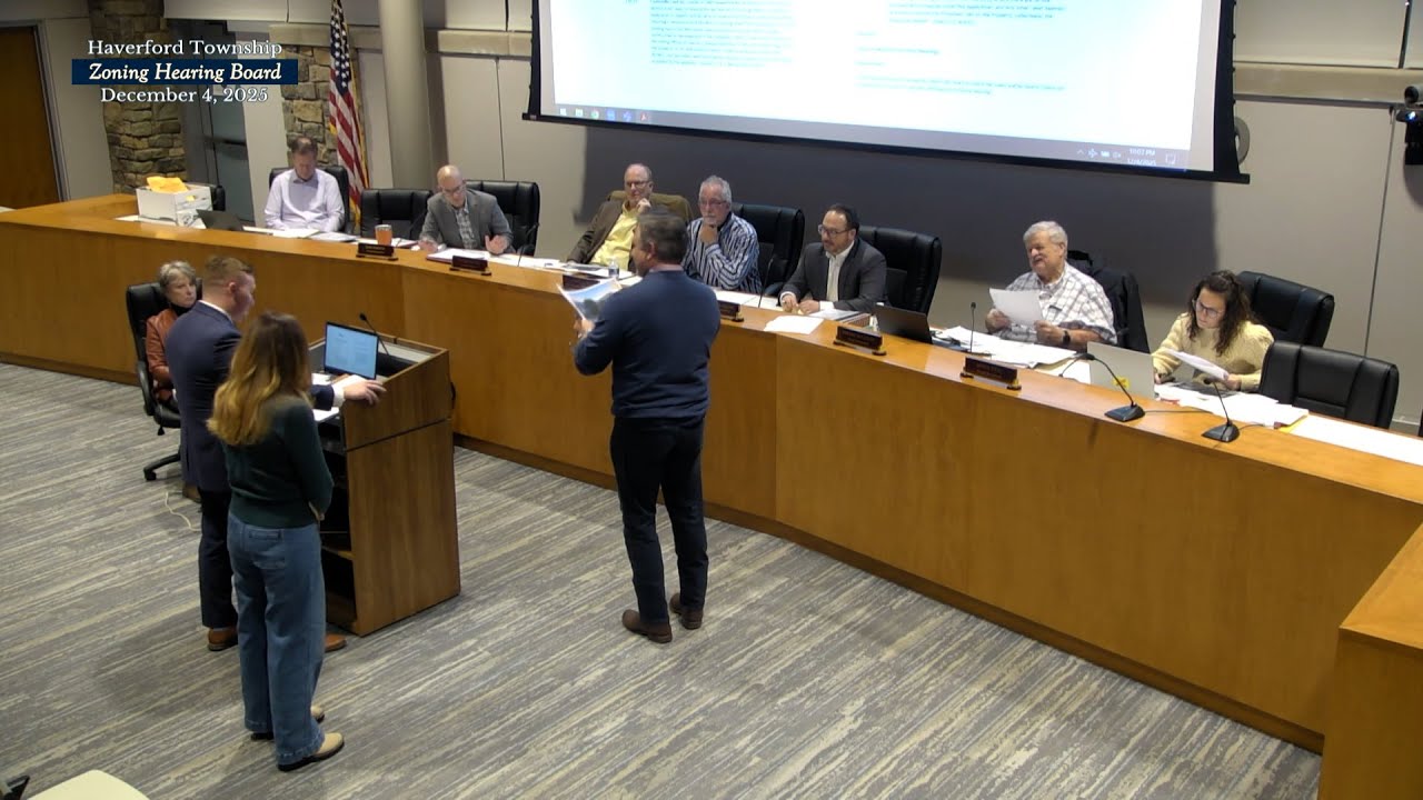 Haverford Township Zoning Hearing Board Meeting - December 4, 2025