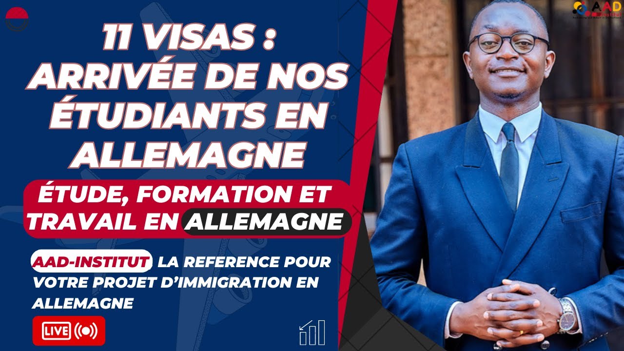 𝟏𝟏 𝐕𝐢𝐬𝐚𝐬 : 𝐑𝐞𝐠𝐚𝐫𝐝𝐞𝐳 𝐥’𝐚𝐫𝐫𝐢𝐯𝐞́𝐞 𝐝𝐞 𝐧𝐨𝐬 𝐞́𝐭𝐮𝐝𝐢𝐚𝐧𝐭𝐬 𝐞𝐧 𝐀𝐥𝐥𝐞𝐦𝐚𝐠𝐧𝐞. @aad-institut ✈️🇩🇪, 𝘭𝑎 𝑟𝘦́𝑓𝘦́𝑟𝘦𝑛𝘤𝑒