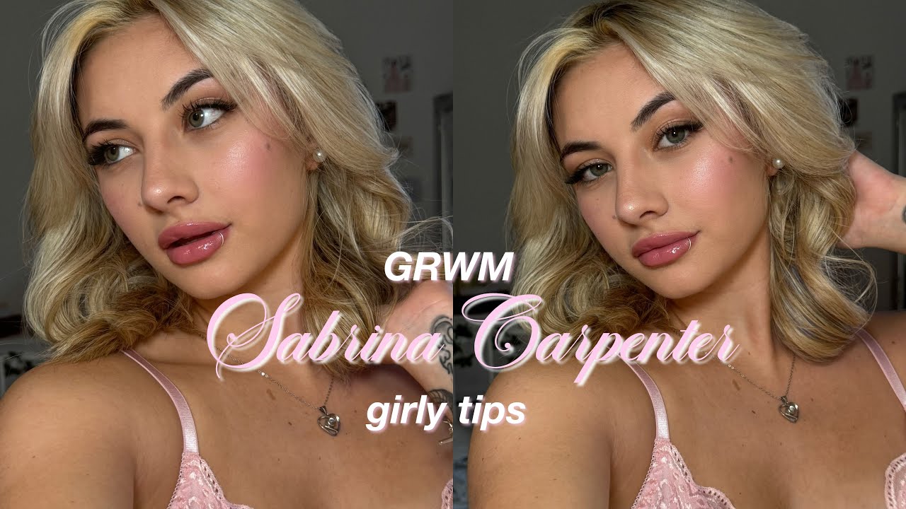 ⭐️GRWM || Sabrina Carpenter look + cosas que toda girly girl necesita! 🎀🪩