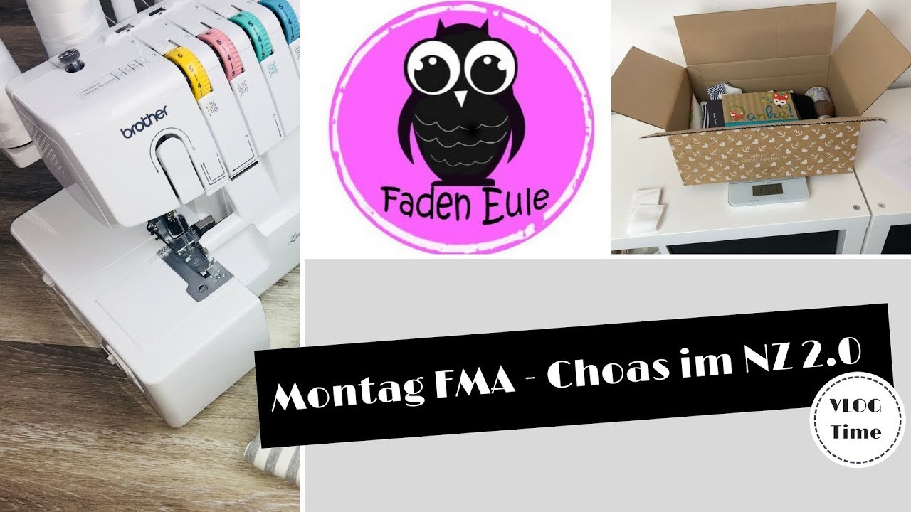 VLOG II ALBA Besuch II Plotterupdate II Paket packen II Aus dem Nähkästchen II FadenEule