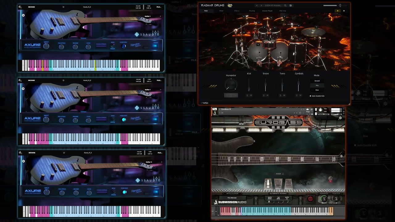 Axure | Ragnar Drums | Eurobass 3 - Unreal Tones - Variant 4 [VSTi Track]