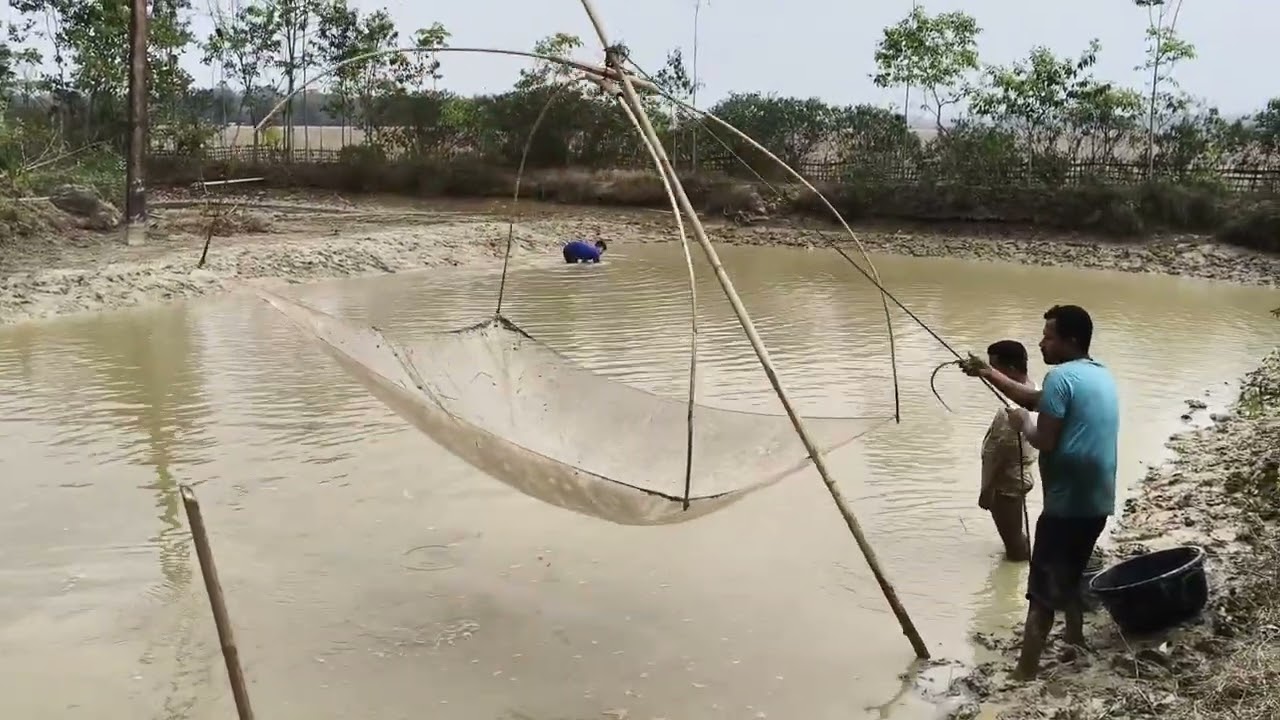 Kokilachuk villagers traditional fishing process 