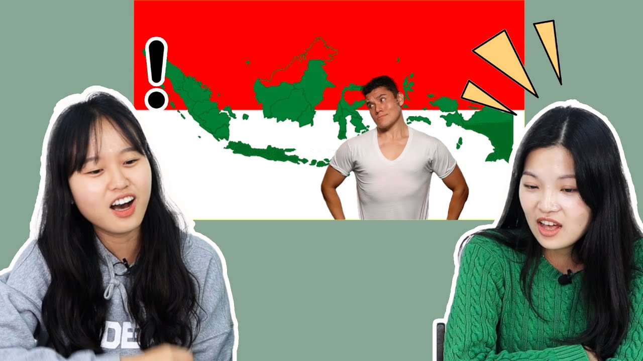 Orang Korea kaget mendengar banyaknya gunung berapi di Indonesia | Korean reaction to Geography Now