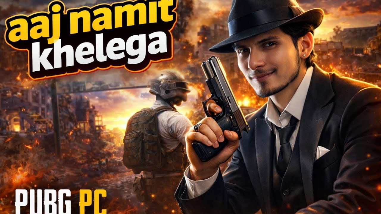PUBG PC LIVE  WITH NAMIT  || LIVE BY HLX CHAUHAN · #pubg @hlxchauhan #livegameplay