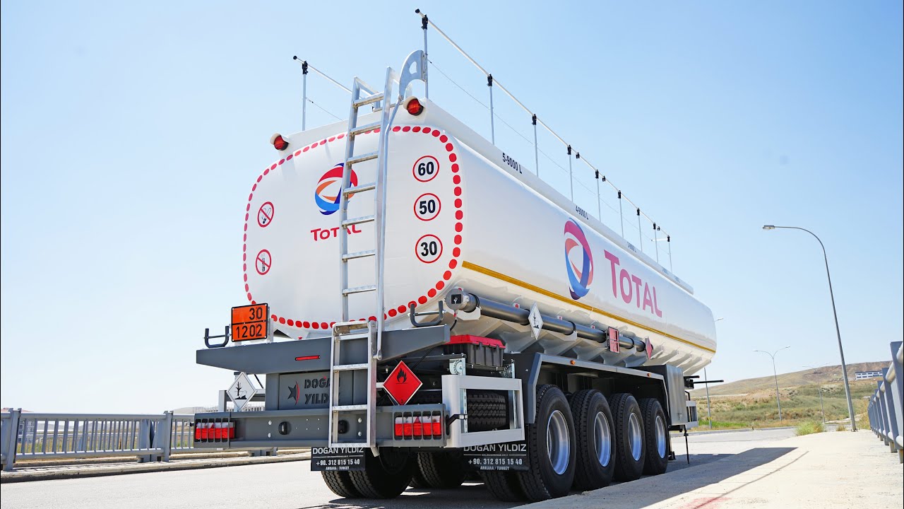 4 Axles BPW HD, 45.000 Liters, 5 Compartments Fuel Tanker by Doğan Yıldız