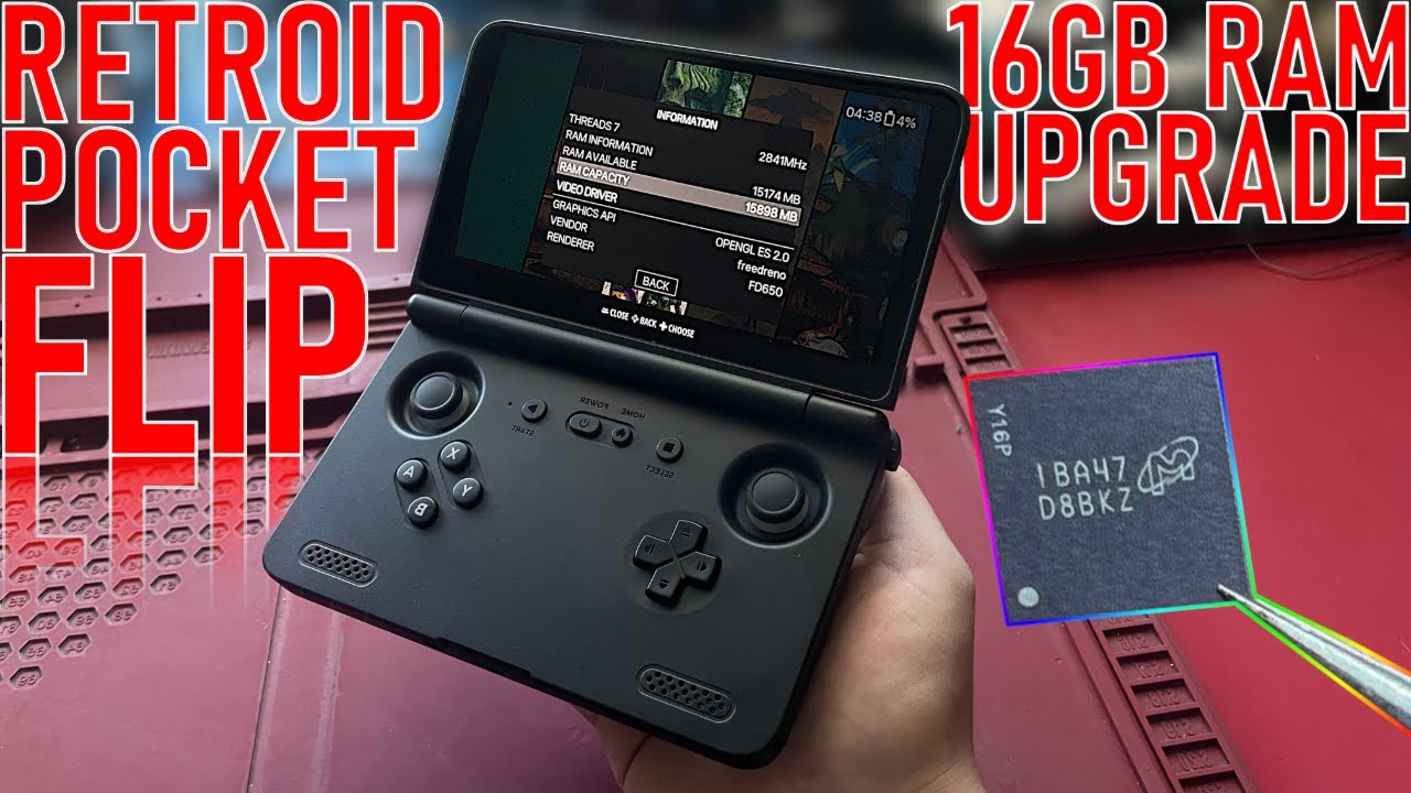Обновление Retroid Pocket Flip 2 на 16 ГБ оперативной памяти