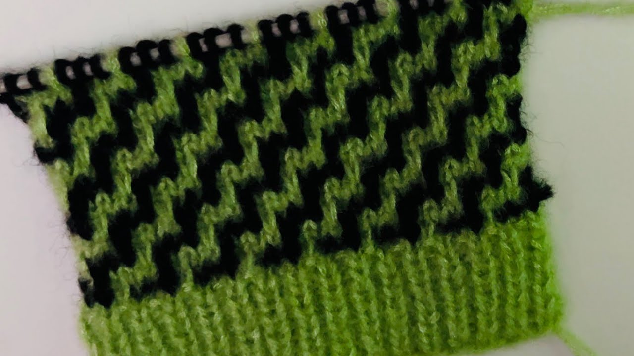 दो रंग की आसान और बहुत ही सुंदर डिज़ाइन/ 2 colour, knitting pattern for baby sweater and cardigan