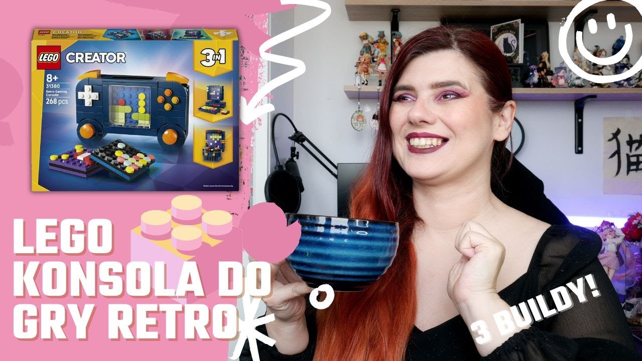Konsola do gry retro 31380 Lego Creator! Wszystkie 3 Buildy - przegląd