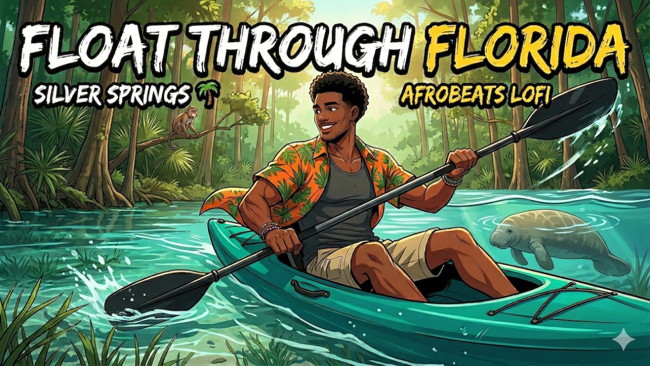 1 Hour of Chill Afrobeats for Studying/Focus: Kayaking Silver Springs
