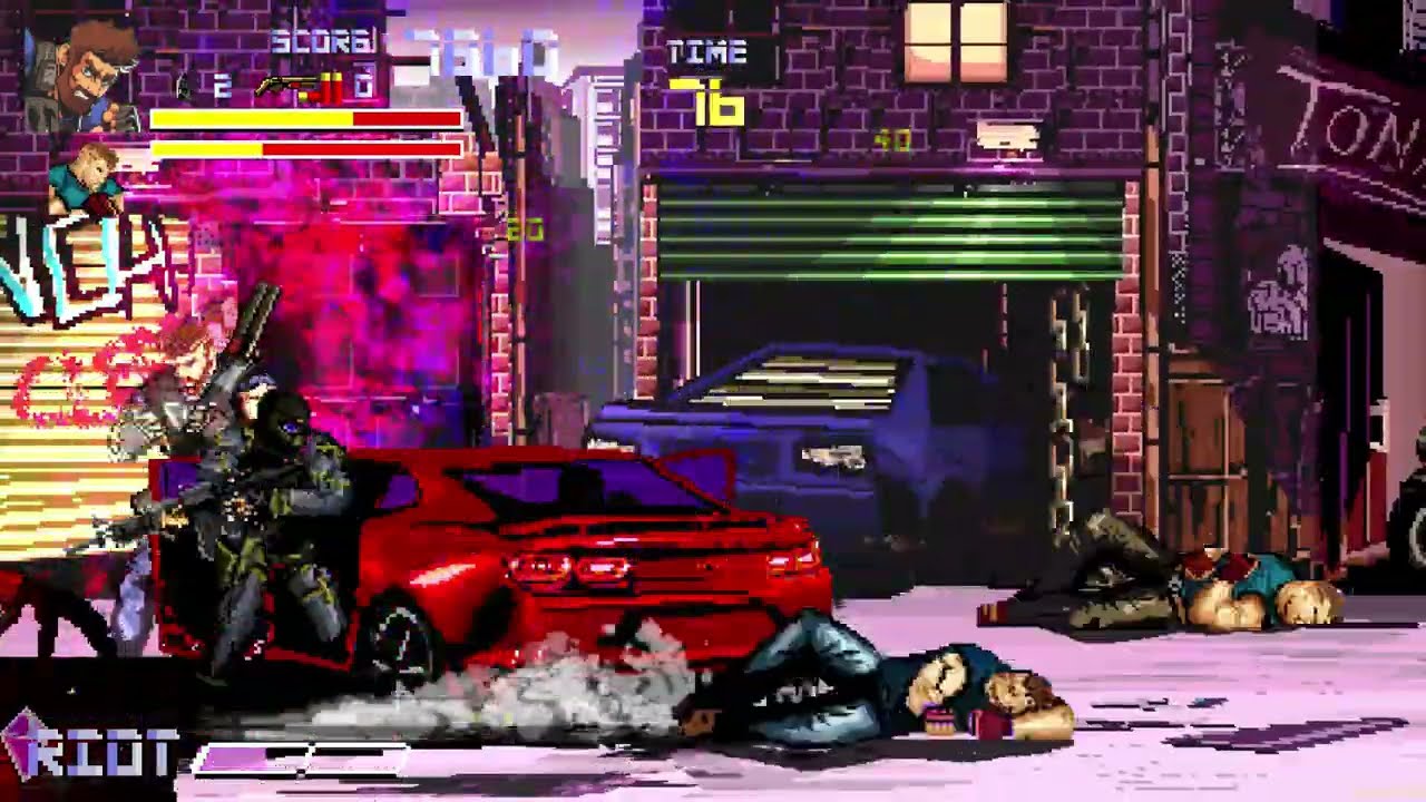 Fallen City Brawl demo - new retro beat'em up