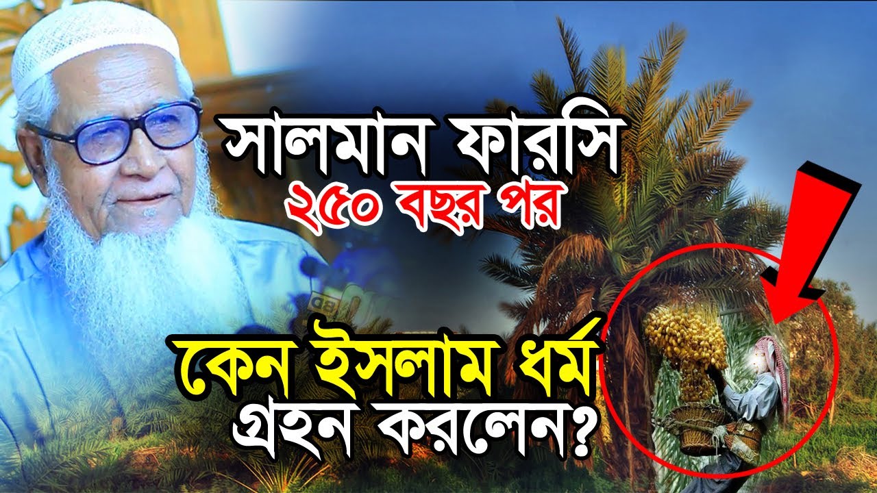 সালমান ফারসি ২৫০ বছর পর কেন ইসলাম ধর্ম গ্রহণ করলেন ? আল্লামা লুৎফুর রহমান ওয়াজ
