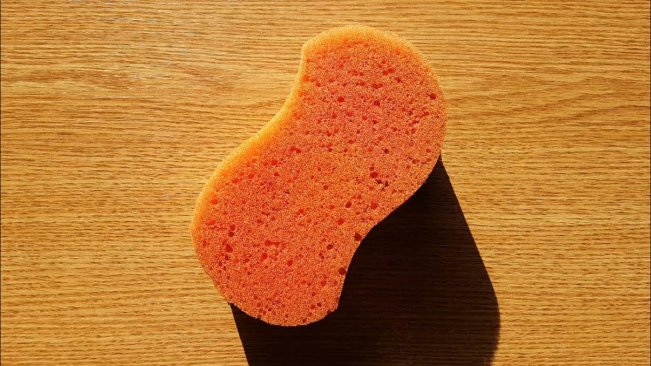 Old* worn-out jelly bleached sponge ripping ASMR #sponge