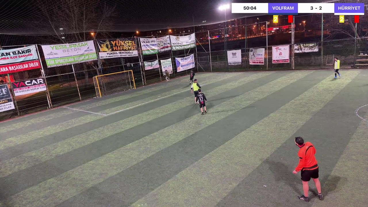 MİNİ FUTBOL ÇARŞAMBİYONLAR LİGİ 21.HAFTA KARŞILŞMASI
VOLFRAM  VS HÜRRİYET