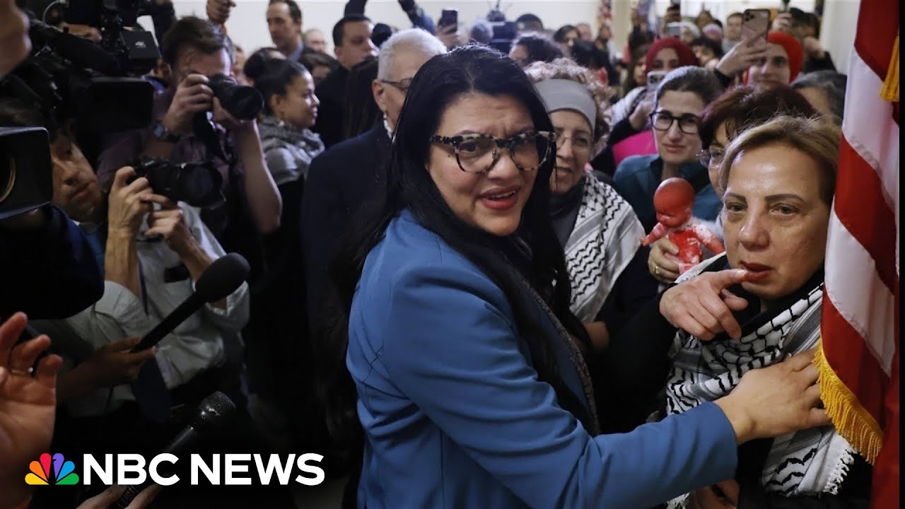 Rep. Rashida Tlaib urges Michigan Democrats to vote against Biden