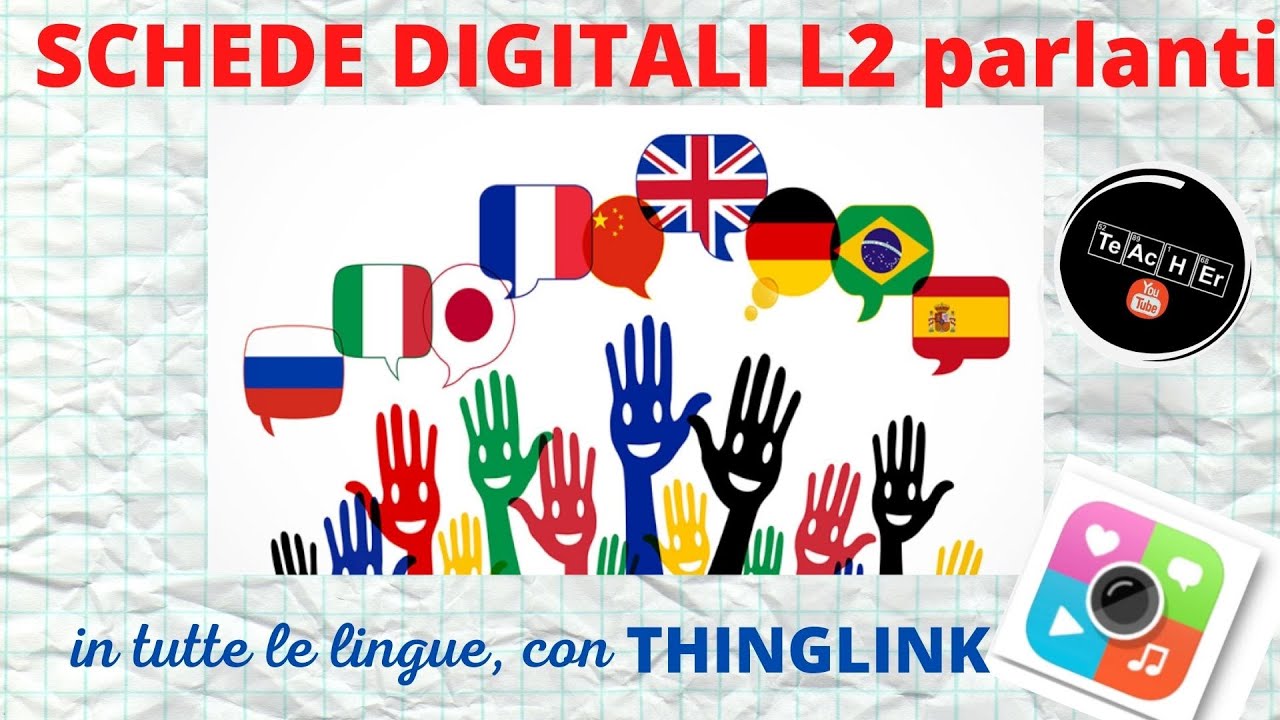 SCHEDE L2 interattive e parlanti con THINGLINK
