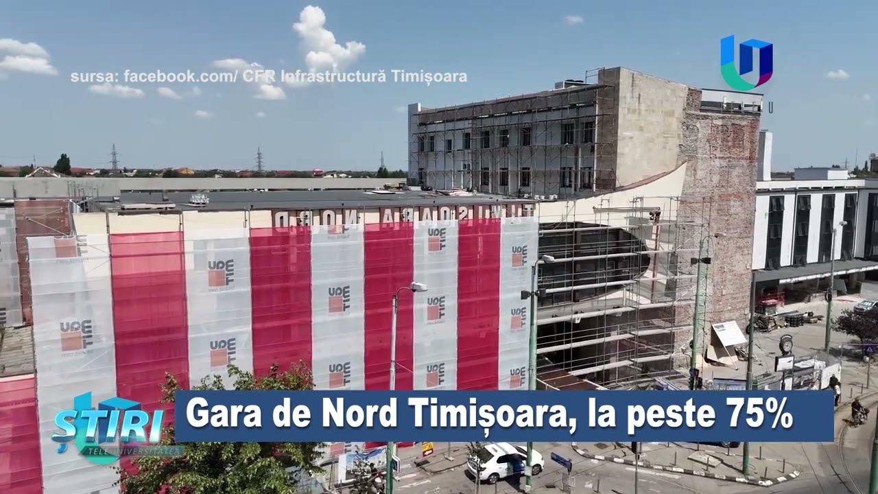 Gara de Nord Timișoara, la peste 75%