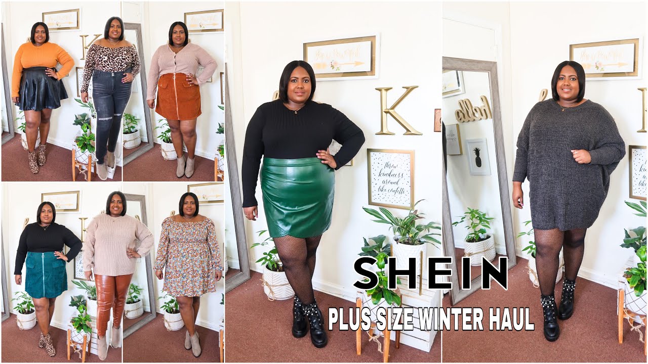 SHEIN PLUS SIZE TRY ON HAUL| PLUS SIZE WINTER FASHION