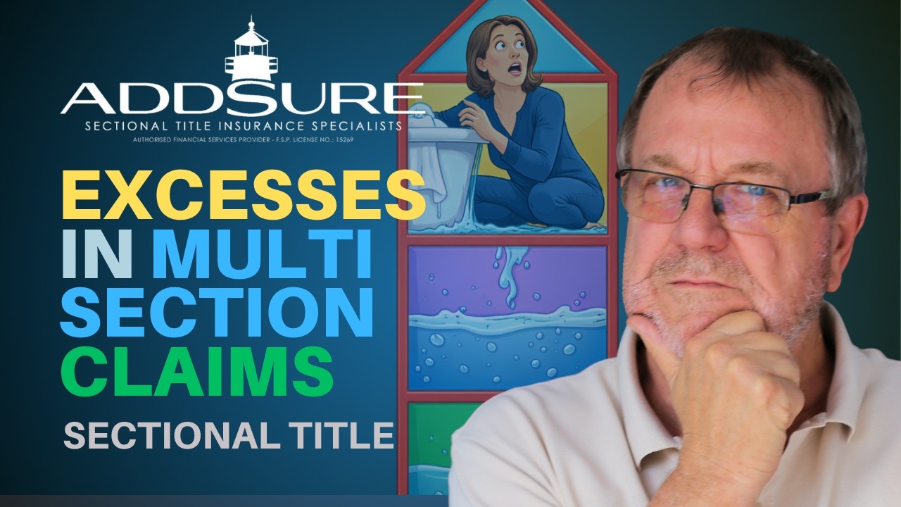 Sectional title insurance excess explained: Multiple sections damaged - who pays the excess?