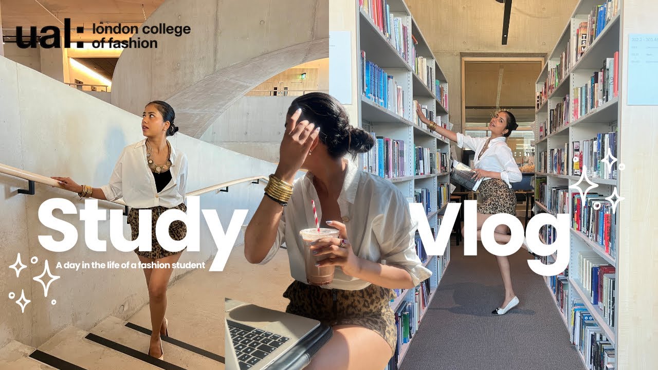 Study Vlog at London College of Fashion  | Day in the Life of a Fashion Student  🎓💗