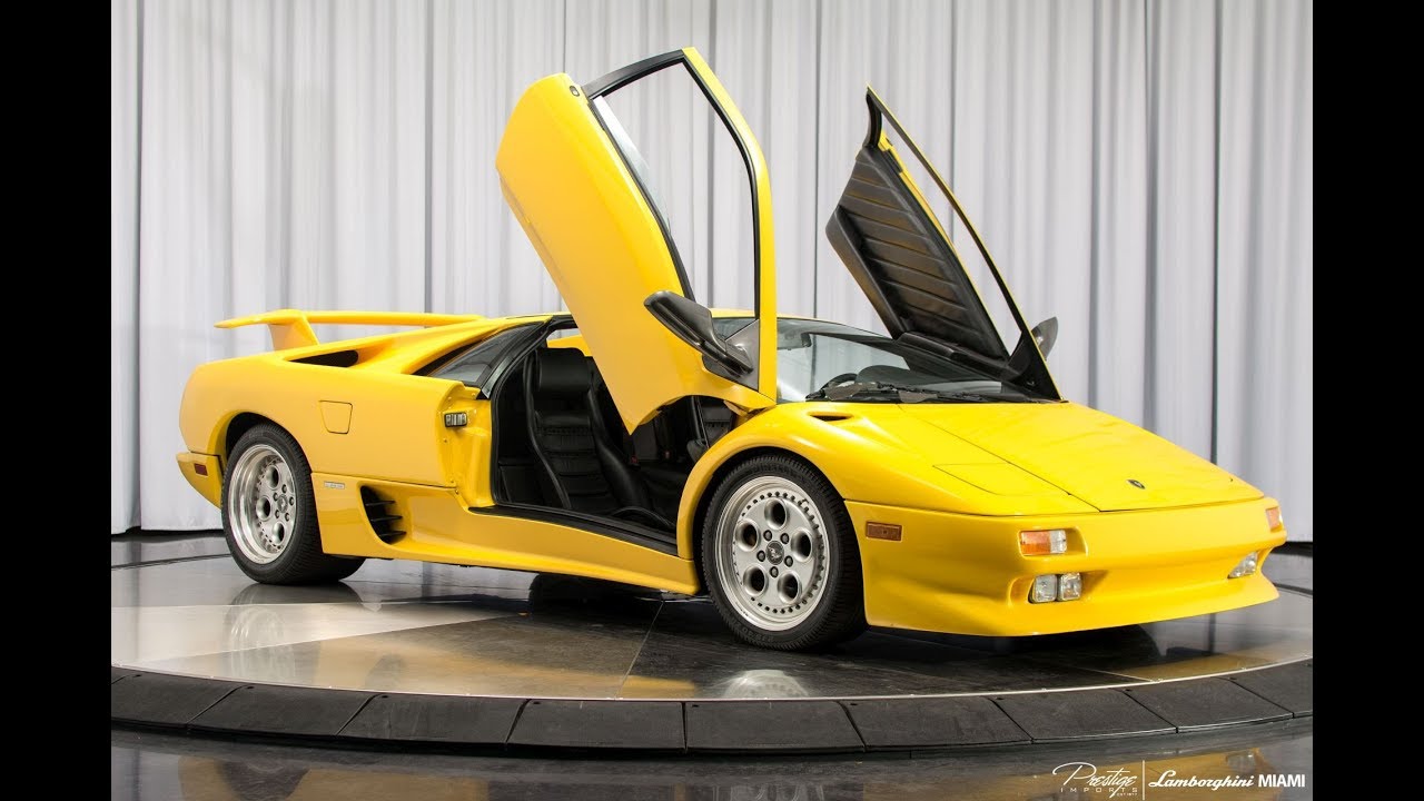 The Lamborghini Diablo ANGRY BULL from the 1990s Closer Look at Lamborghini Miami
