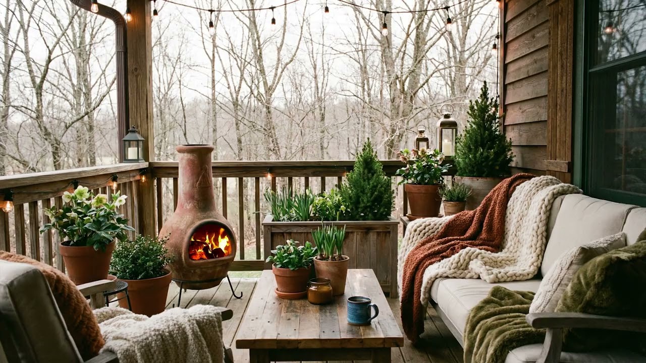 Cozy Spring Snow Fall