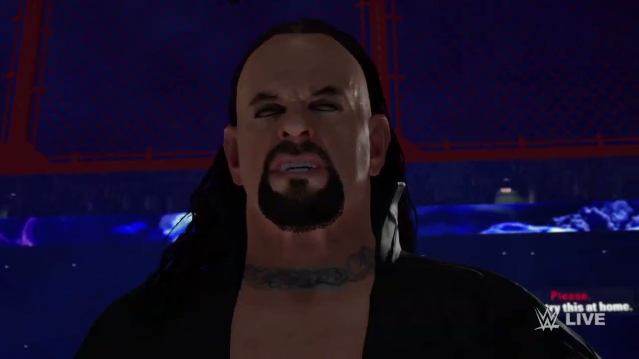 WWE 2K24_202601112..Mankind vs The Undertaker @ Hell In A Cell...Surprised me!!