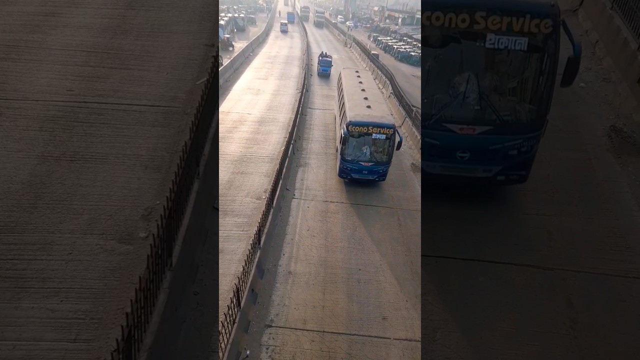 Econo service. #shorts #viral #bus #horn  #video #highway